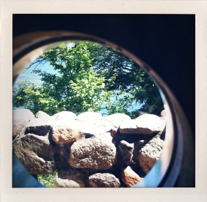 A view through the door of the old chapel - Collegeville, MN